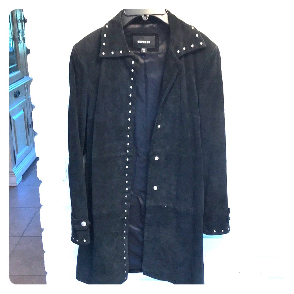 90’s inspired Express suede jacket 1/2 size